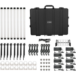 Cвітлодіодна трубка Nanlite PavoTube II 15XR RGB LED Pixel Tube Light 8 KIT (PT15XR8KIT)