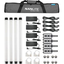 Cвітлодіодна трубка Nanlite PavoTube II 15XR RGB LED Pixel Tube Light 4 KIT (PT15XR4KIT)