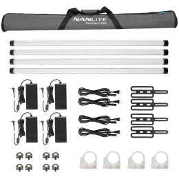 Cвітлодіодна трубка Nanlite PavoTube II 30XR RGB LED Pixel Tube Light 4 KIT (PT30XR4KIT)