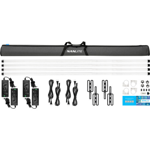 Cвітлодіодна трубка Nanlite PavoTube II 60XR RGB LED Pixel Tube Light 4 KIT (PT60XR4KITS)