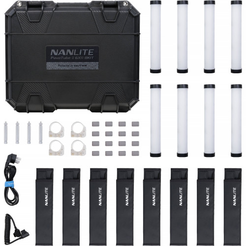 Cвітлодіодна трубка Nanlite PavoTube II 6XR RGB LED Pixel Tube Light 8 KIT (PT6XR8KIT)