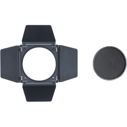Шторки Nanlite Barndoors and Grid for the RF-BM Bowens-Mount Reflector (BD-BM-RF45)