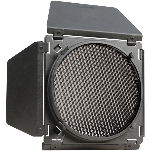 Шторки Nanlite Barndoors and Grid for the RF-BM Bowens-Mount Reflector (BD-BM-RF45)