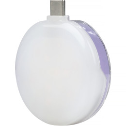 Портативна світлодіодна панель Nanlite cookie USB-C Mini Round LED (Lavender) (COOKIE-LD)