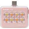 Портативна світлодіодна панель Nanlite cookie USB-C Mini Square LED (Coral Pink) (COOKIE-S-CP)