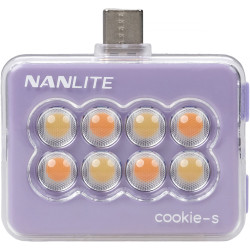 Портативна світлодіодна панель Nanlite cookie USB-C Mini Square LED (Lavender) (COOKIE-S-LD)