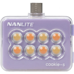 Портативна світлодіодна панель Nanlite cookie USB-C Mini Square LED (Lavender) (COOKIE-S-LD)