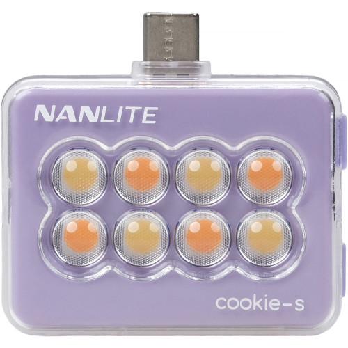 Портативна світлодіодна панель Nanlite cookie USB-C Mini Square LED (Lavender) (COOKIE-S-LD)