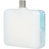 Портативна світлодіодна панель Nanlite cookie USB-C Mini Square LED (Cyan Blue) (COOKIE-S-CB)