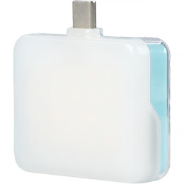 Портативна світлодіодна панель Nanlite cookie USB-C Mini Square LED (Cyan Blue) (COOKIE-S-CB)