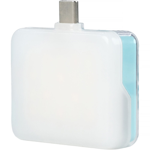 Портативна світлодіодна панель Nanlite cookie USB-C Mini Square LED (Cyan Blue) (COOKIE-S-CB)