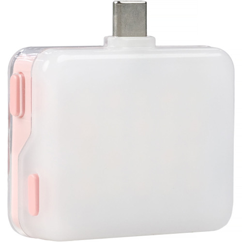 Портативна світлодіодна панель Nanlite cookie USB-C Mini Square LED (Coral Pink) (COOKIE-S-CP)