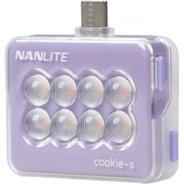 Портативна світлодіодна панель Nanlite cookie USB-C Mini Square LED (Lavender) (COOKIE-S-LD)