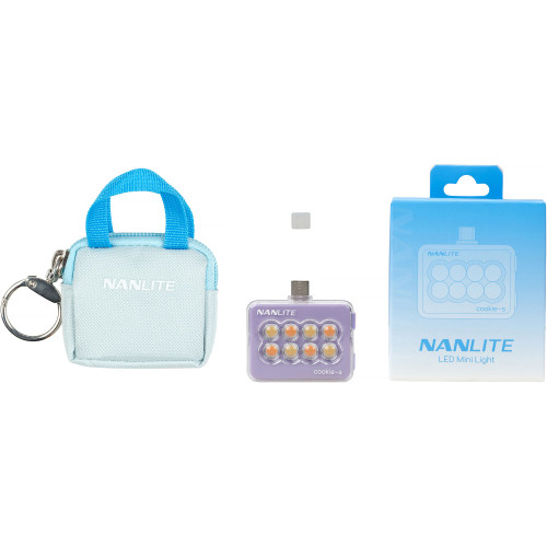 Портативна світлодіодна панель Nanlite cookie USB-C Mini Square LED (Lavender) (COOKIE-S-LD)