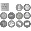 Набір гобо Nanlite M-Size Gobos for Projection Attachment (Set 1) (AS-GB-M-SET1)