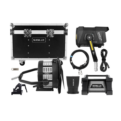 Студійне світло NANLUX Evoke 1200B LED Bi-Color Spotlight with FL-35YK Fresnel Lens and Flight Case (Evoke 1200B FL-YK-Kit)