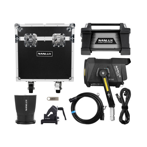 Студійне світло NANLUX Evoke 1200B LED Bi-Color Spotlight Kit with Flight Case (Evoke 1200B KIT)