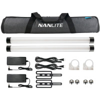 Cвітлодіодна трубка Nanlite PavoTube II 15X RGB LED Pixel Tube Light 2 KIT (PT15X2KIT)