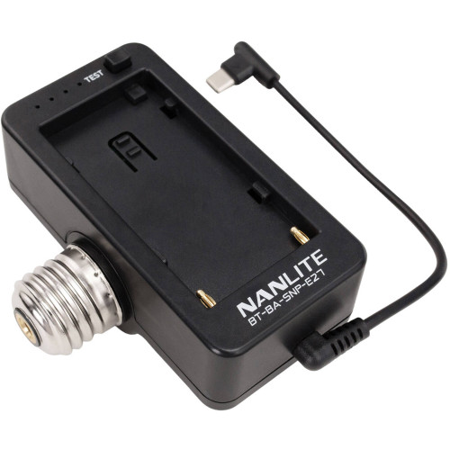 Батарейний адаптер Nanlite NP-F Battery Adapter and Mount for PavoBulb 10C (BTBASNPE27)