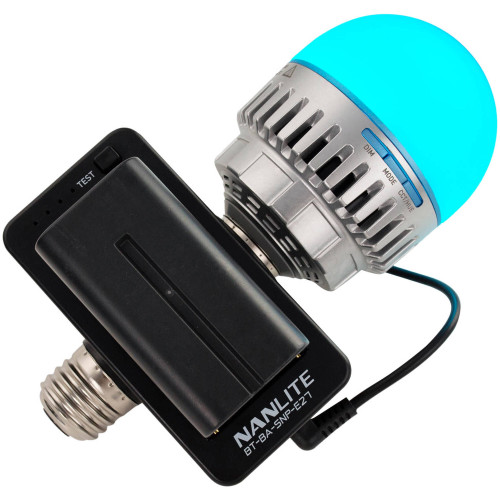 Батарейний адаптер Nanlite NP-F Battery Adapter and Mount for PavoBulb 10C (BTBASNPE27)