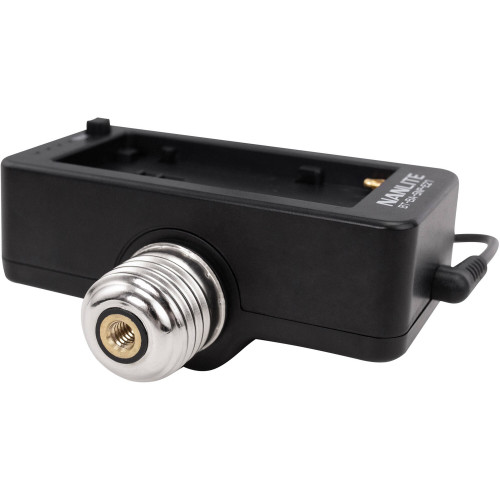 Батарейний адаптер Nanlite NP-F Battery Adapter and Mount for PavoBulb 10C (BTBASNPE27)