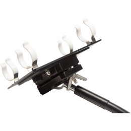 Монтажная пластина с кронштейном Nanlite PavoTube Double Bank T12 LED Tube Gooseneck Mount with 5/8" Receiver (HD-T12-2-BHG)
