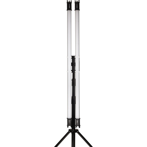 Монтажна пластина з кронштейном Nanlite PavoTube Double Bank T12 LED Tube Gooseneck Mount with 5/8" Receiver (HD-T12-2-BHG)