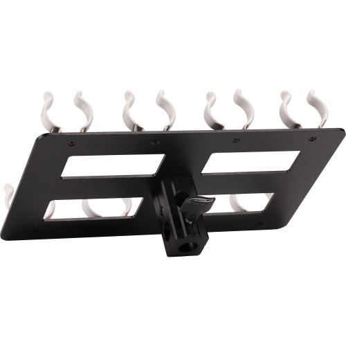Монтажна пластина з кронштейном Nanlite PavoTube Quad Bank T12 LED Tube Gooseneck Mount with 5/8" Receiver (HD-T12-4-BHG)