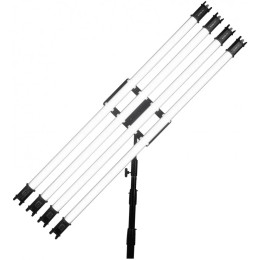Nanlite PavoTube Quad Bank T12 LED Tube Gooseneck Mount with 5/8" Receiver (HD-T12-4-BHG)