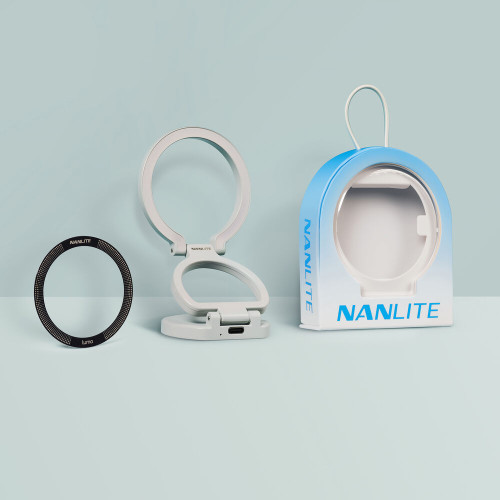 Світлодіодна кільцева лампа Nanlite Lumo Bi-Color LED Ring Light (Mint Blue) (LUMO-MINTBLUE)