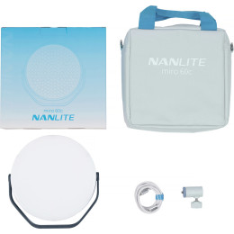 Студійне освітлення Nanlite miro 60c RGB Round LED Light Panel (Midnight Blue) (MIRO-60C-MIDNIGHTBLUE)