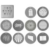 Набір гобо Nanlite Bowens Projection Attachment Gobo Set 1 (10 Gobos) (AS-GB-B-SET1)