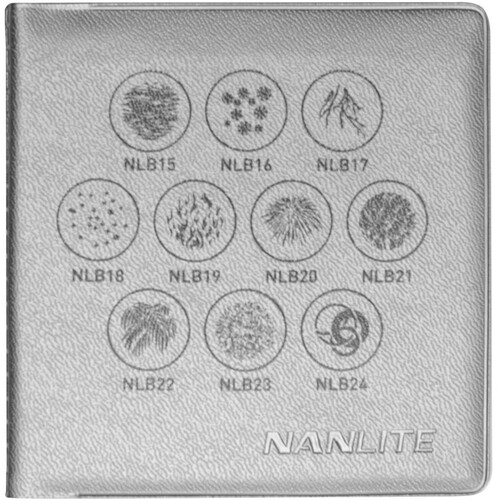 Набір гобо Nanlite Bowens Projection Attachment Gobo Set 2 (10 Gobos) (AS-GB-B-SET2)