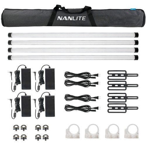 Cвітлодіодна трубка Nanlite PavoTube II 30X RGB LED Pixel Tube Light 4 KIT (PT30X4KIT)