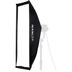 Софтбокс Nanlite Asymmetrical Stripbank Softbox with Bowens Mount (45 x 110 cm) (SB-AS-110X45)