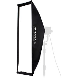 Софтбокс Nanlite Asymmetrical Stripbank Softbox with Bowens Mount (45 x 110 cm) (SB-AS-110X45)