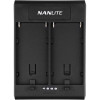 Батарейий адаптер Nanlite 15V Dual NP-F Battery Adapter with V-Mount (BT-BA-SNP/V)