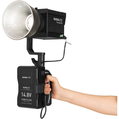 Батарейна ручка Nanlite V-Mount Battery Grip with 4-Pin XLR Connector for Forza LED Lights (BT-BG-XLR4)