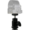 Затискач з шаровою головкою Nanlite Pavotube Transparent Polycarbonate Clip and Mini Ball Head with Hot Shoe Adapter (HD-T12+BH)