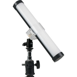 Затискач з шаровою головкою Nanlite Pavotube Transparent Polycarbonate Clip and Mini Ball Head with Hot Shoe Adapter (HD-T12+BH)