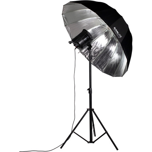 Студійна парасоля Nanlite Deep Umbrella 135 (Silver, 135 cm) (U-135DS)
