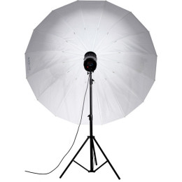 Студійна парасоля Nanlite Shallow Umbrella 180 (Silver, 180 cm) (U-180ST)