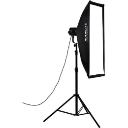 Софтбокс Nanlite Asymmetrical Stripbank Softbox with Bowens Mount (45 x 110 cm) (SB-AS-110X45)