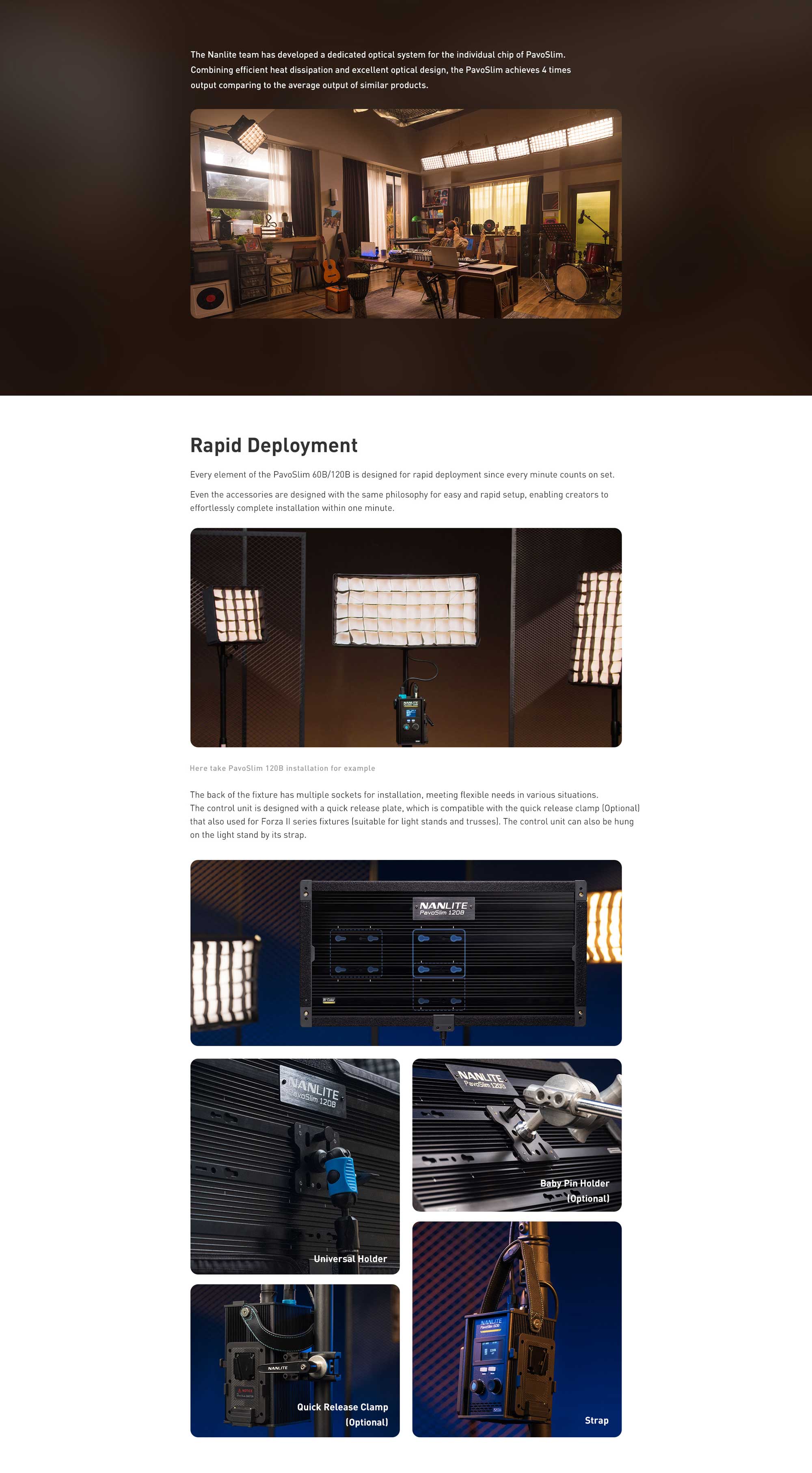 Світлодіодна панель Nanlite PavoSlim 60B Bi-Color LED Panel with Quick-Open Softbox (PS60BQR)