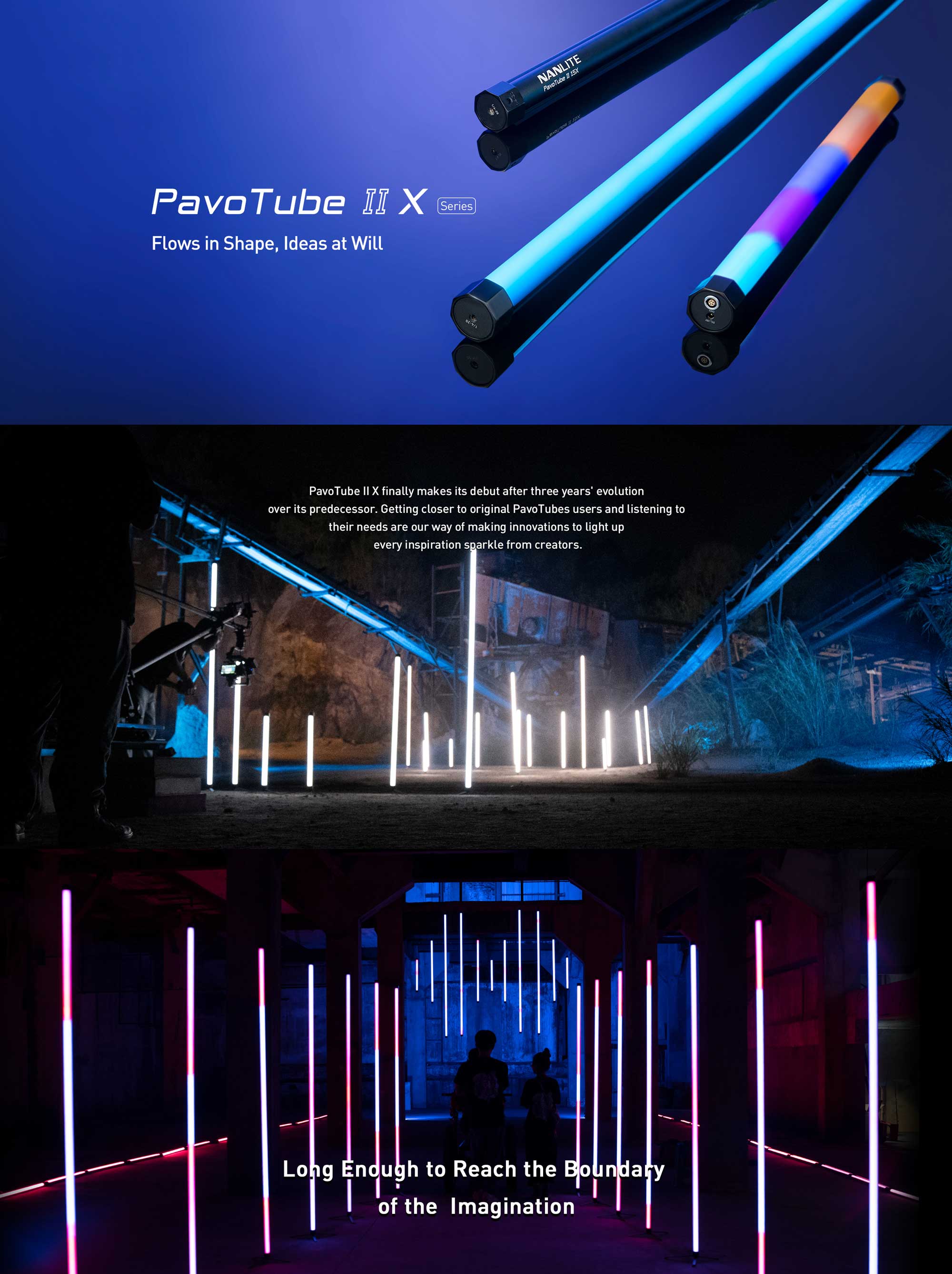 Cвітлодіодна трубка Nanlite PavoTube II 15X RGB LED Pixel Tube Light 1 KIT (PT15X)