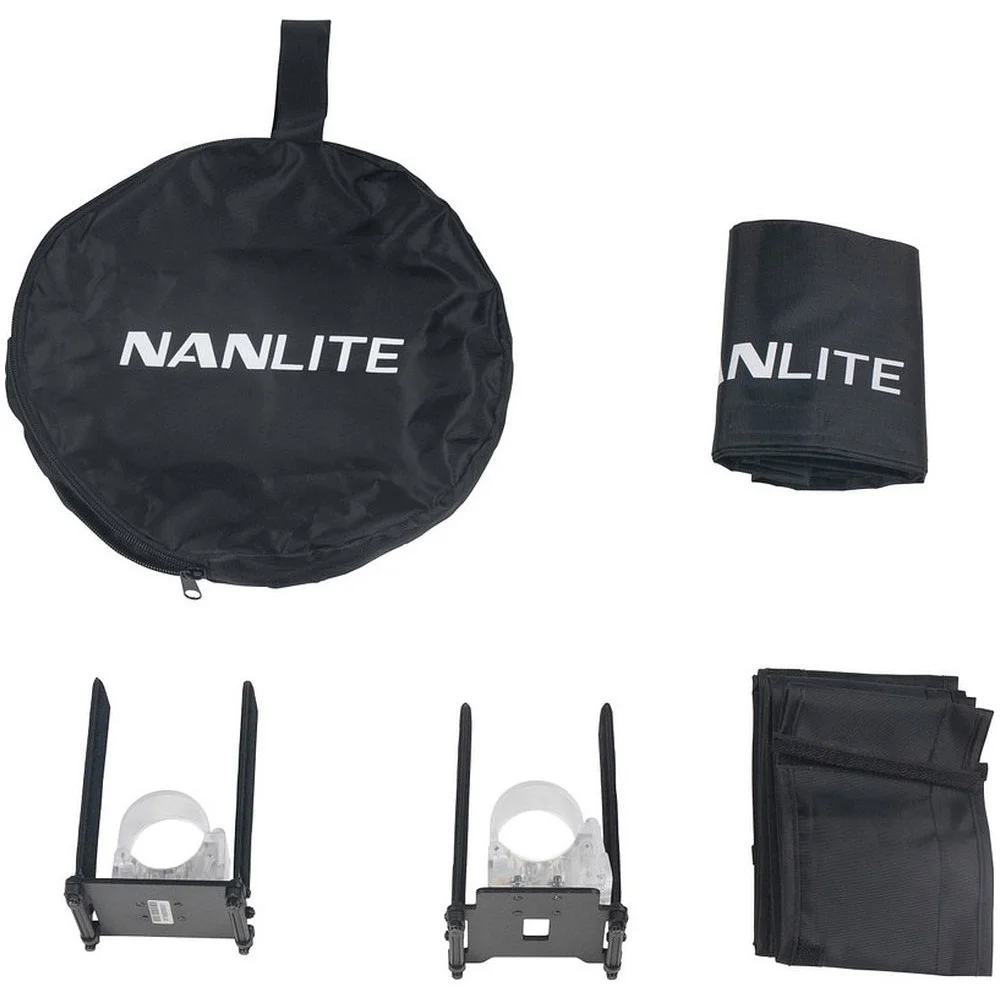 Шторки з сотами Nanlite Fabric Barndoors and Grid for PavoTube II 15C LED Tube Light (BD-PTII15C+EC)